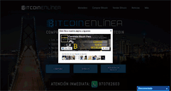 Desktop Screenshot of bitcoinenlinea.com